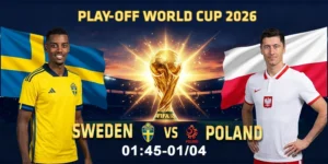 Soi kèo Sweden vs Poland 1h45 1/4 - Play-off World Cup 2026