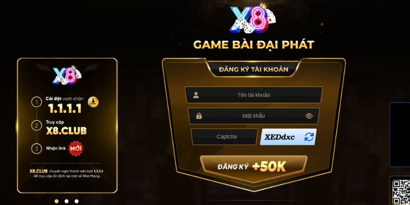 Quy trình đăng ký X8 đơn giản, bảo mật nghiêm ngặt 